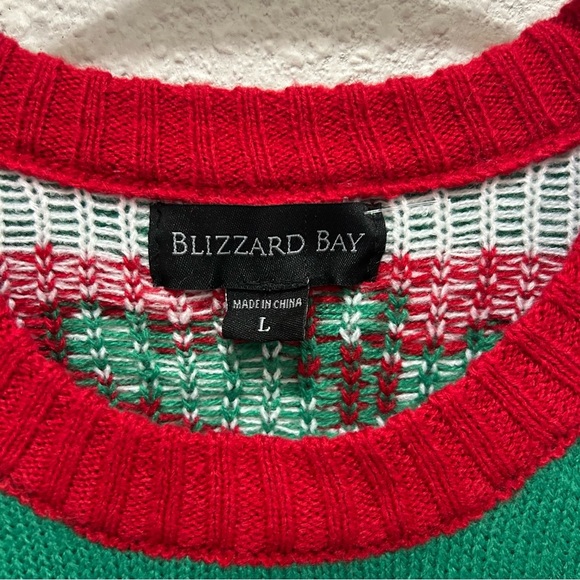 Blizzard Bay Men's Fitness Body Builder Ugly Christmas Sweater Large - Picture 2 of 5